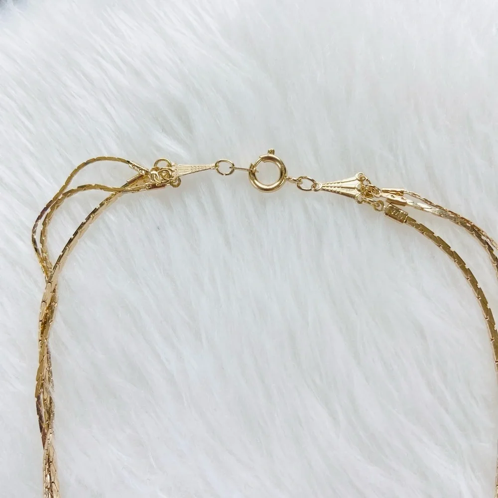 Together Forever Triple Chain Necklace